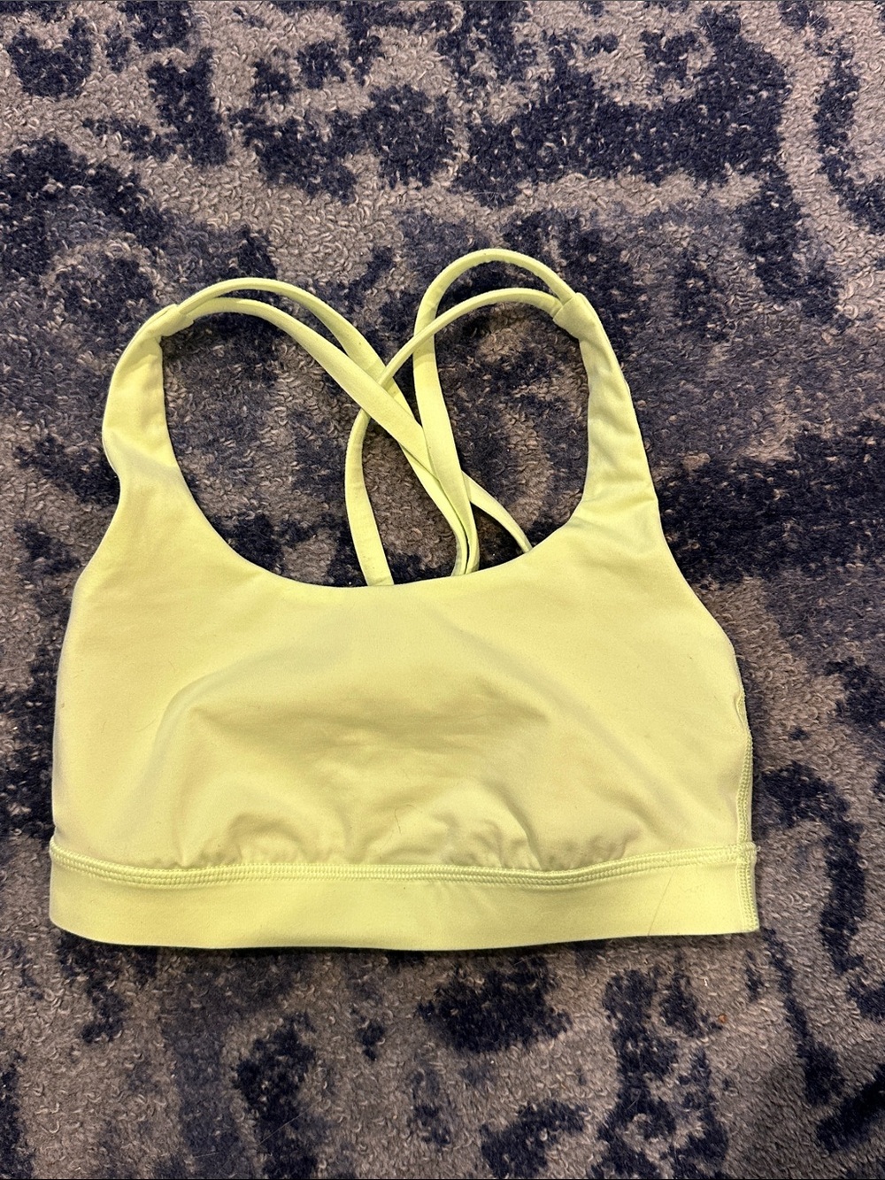 Lululemon Energy Bra Size 2 Electric Lemon